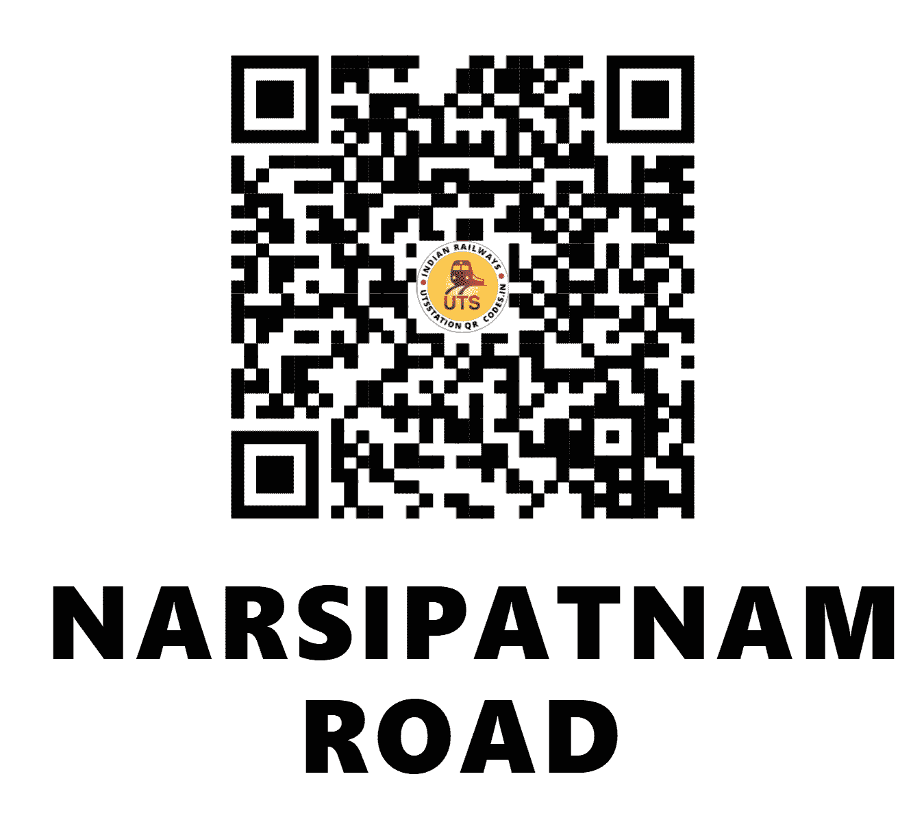 UTS QR Code for NARSIPATNAM ROAD - NRP (SC - ANDHRA PRADESH)